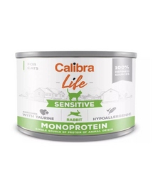 CALIBRA Cat Life Sensitive Rabbit 200 g nyúllal érzékeny macskák számára