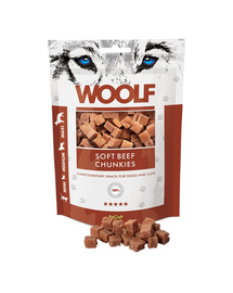 WOOLF Soft Beef Chunkies Marhahús harapások 100g