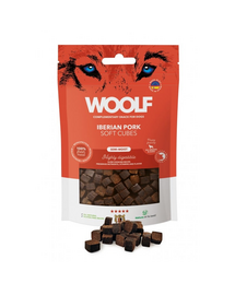 WOOLF Soft Cubes Iberian Pork Monoprotein Puha sertéshúskockák 100g