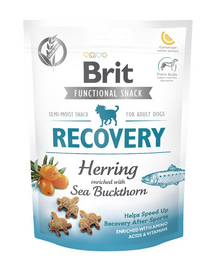 BRIT Care Dog Functional snack Recovery Herring 150g heringgel való kezelés aktív kutyáknak
