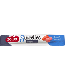 ZOLUX Krémes finomság kutyáknak lazaccal és csirkével SWEETIES with salmon and chicken 14 g