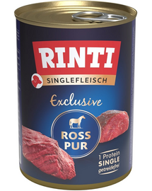 RINTI Singlefleisch Exclusive Horse Pure monoprotein lóhús 400 g