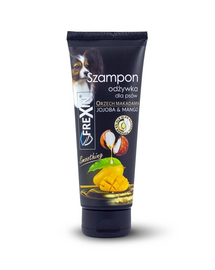 FREXIN 2 az 1-ben sampon és kondicionáló kutyáknak Jojoba & Mango 220 g