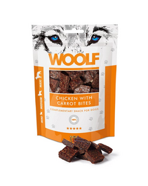 WOOLF Chicken with Carrot Bites Csirke sárgarépával 100g
