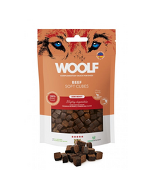 WOOLF Soft Cubes Beef Monoprotein Puha kockák marhahússal 100g