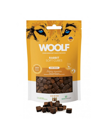 WOOLF Soft Cubes Rabbit Monoprotein Puha nyúlkockák 100g