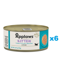 APPLAWS Kitten Tonhal húslevesben 6x70 g