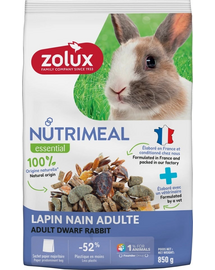 ZOLUX NUTRIMEAL 4 Miniatűr nyúltáp mix felnőtt 850 g
