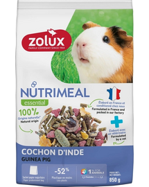 ZOLUX NUTRIMEAL 4 Guinea Pig Tápkeverék tengeri malacoknak 850 g