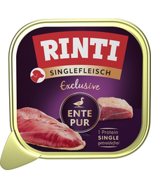 RINTI Singlefleisch Exclusive Duck Pure monoprotein kacsa 150 g