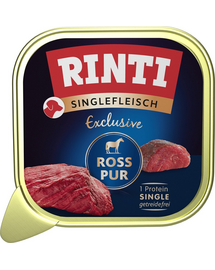 RINTI Singlefleisch Exclusive Horse Pure monoprotein táplálék lóhússal 150 g