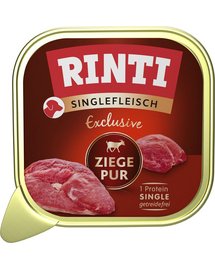 RINTI Singlefleisch Exclusive Goat Pure monoprotein táplálék kecskeből 150 g