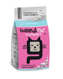 BAZYL Ag+ Compact Fresh 10 L nano ezüsttel dúsított, friss illatú bentonit macskaalom