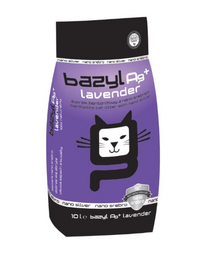 BAZYL Ag+ Lavender 10 L Bentonit alom nano ezüsttel és levendula illattal macskák számára