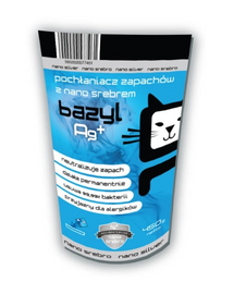BAZYL Ag+ Bentonit-szagelnyelő macskák számára 450 g