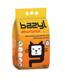 BAZYL Ekonomik 10 L természetes bentonit macskaalom
