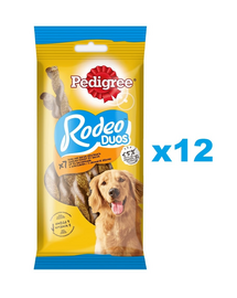PEDIGREE Rodeo Duos 12x123g  csirke és szalonna ízű jutalomfalat felnőtt kutyáknak