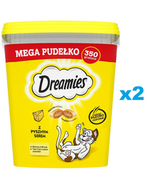 DREAMIES Mega Box 2x350g Macska csemege finom sajttal