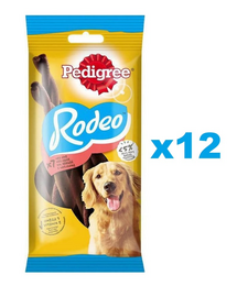 PEDIGREE Rodeo 12x122 g marhahúsos jutalomfalat kutyáknak