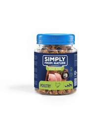 SIMPLY FROM NATURE Smart Bites Baromfikiképzők kutyák számára 130 g