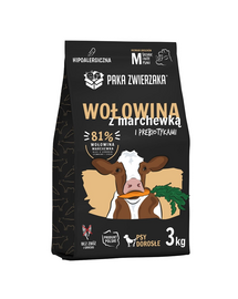 PAKA ZWIERZAKA Seventh Heaven Száraz karma Marhahús sárgarépával M 3kg