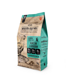 WIEJSKA ZAGRODA Csirke lazaccal kiscicák számára 5 kg