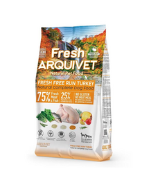 ARQUIVET Fresh Félnedves kutyaeledel pulykával és tengeri hallal 2,5 kg