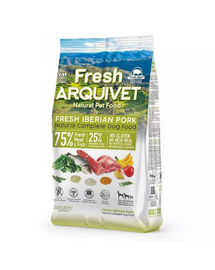 ARQUIVET Fresh Félnedves kutyatáp Ibériai sertés & óceáni hal, 2,5 kg