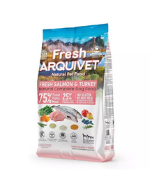 ARQUIVET Fresh Félnedves kutyatáp lazaccal és pulykával 2,5 kg