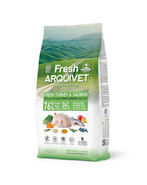 ARQUIVET Fresh Puppy Junior Półwilgotna karma dla szczeniąt Indyk i łosoś 10 kg