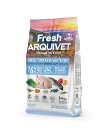 ARQUIVET Fresh Senior Light Półwilgotna karma dla seniorów Indyk i biała ryba 2,5 kg