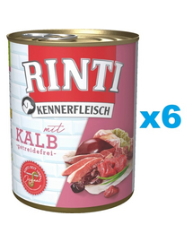 RINTI Kennerfleisch Veal borjúhús 6x800 g