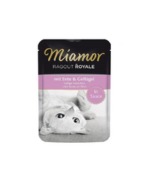 MIAMOR Ragout  Royale kacsa csirkével mártásban 100 g