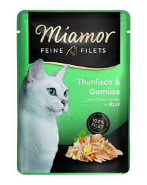 MIAMOR Feine Filets Tonhal zöldségekkel 24x100 g