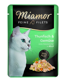 MIAMOR Feine Filets Tonhal zöldségekkel 12x100 g