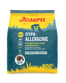 JOSERA Hypoallergenic 900 g gluténmentes karma érzékeny kutyáknak