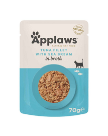 APPLAWS Cat Tonhalfilé tengeri herkentyűvel 70 g