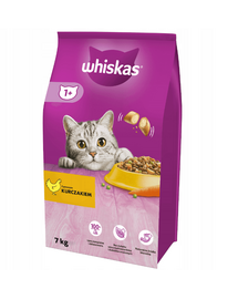 WHISKAS Felnőtt csirkével 7 kg