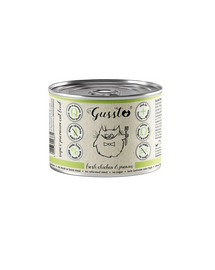 GUSSTO Cat Fresh Chicken Prawns mokra karma dla kotów kurczak z krewetkami 200 g