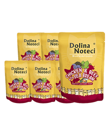 DOLINA NOTECI Superfood kurczak, wołowina, dorada mokra karma dla kotów 10x85 g