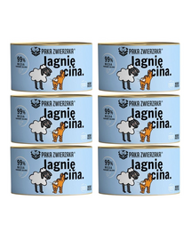 PAKA ZWIERZAKA Karma mokra Jagnięcina 6x200 g
