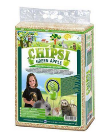 Chipsi Green Apple - trociny jabłkowe 60 l