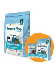 GREEN PETFOOD InsectDog Hypoallergen 10kg + 900g & Denties INGYEN