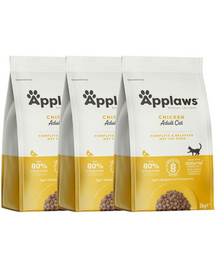 APPLAWS Cat Adult Chicken 6 kg (3x2 kg) z kurczakiem dla kotów