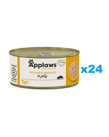 APPLAWS Kitten Chicken Breast mokra karma dla kociąt kurczak w galaretce 24x70 g