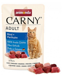 ANIMONDA Carny nedves táplálék Marha és fürj 85 g