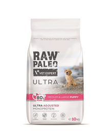 RAW PALEO Ultra Pork Medium&Large Puppy 10kg közepes és nagy testű kiskutyák számára sertéshús