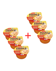 INABA Cat Dashi Delights Kurczak, tuńczyk i łosoś 6x70 g