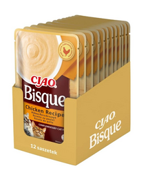 INABA CIAO Bisque Zupa krem z kurczaka 12x40g