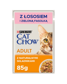 Adult Łosoś z zielonym groszkiem 85 g